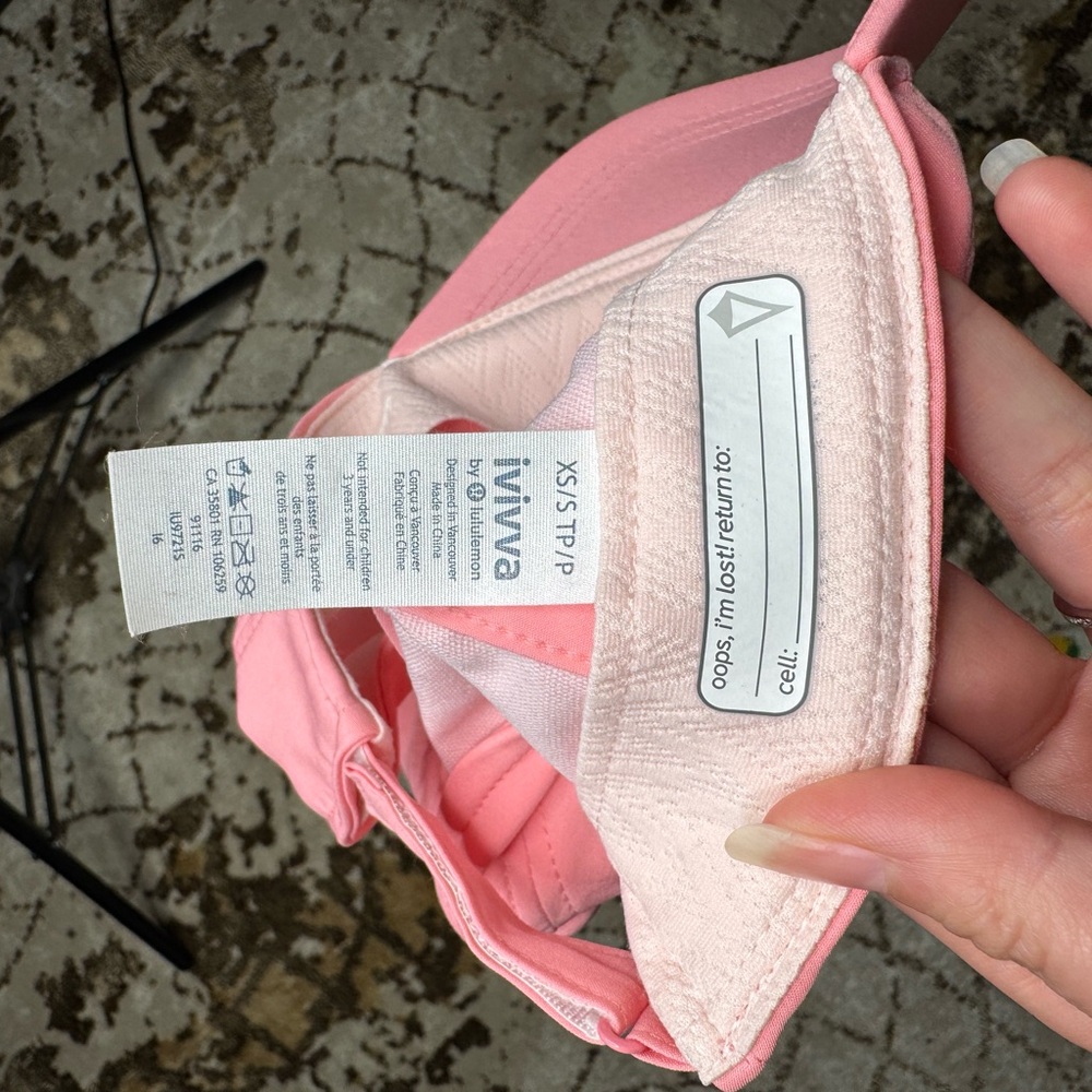 2 for $20// Ivivva Light Pink Cap - Picture 8 of 9
